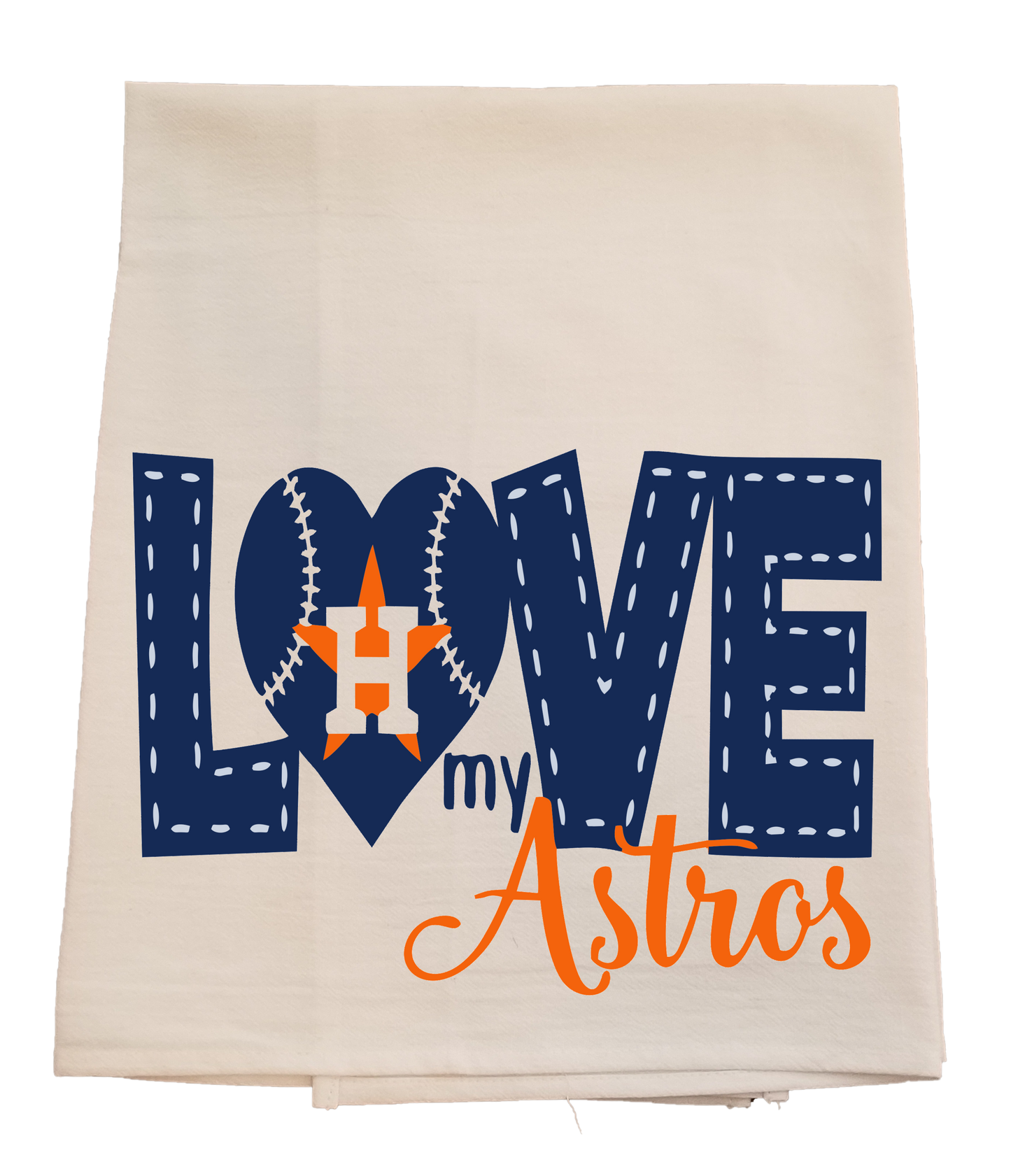 Love My Astros Tea Towel image 0