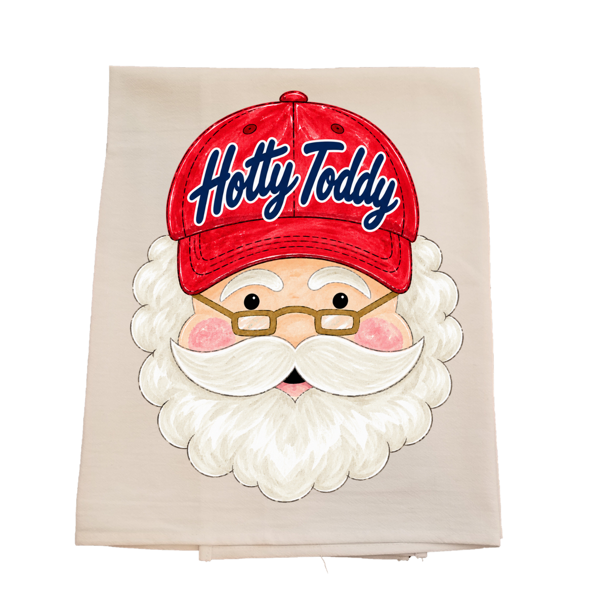 Ole Miss Santa Tea Towel