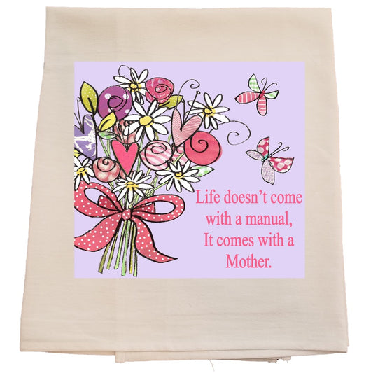 Mom Manual Tea Towel