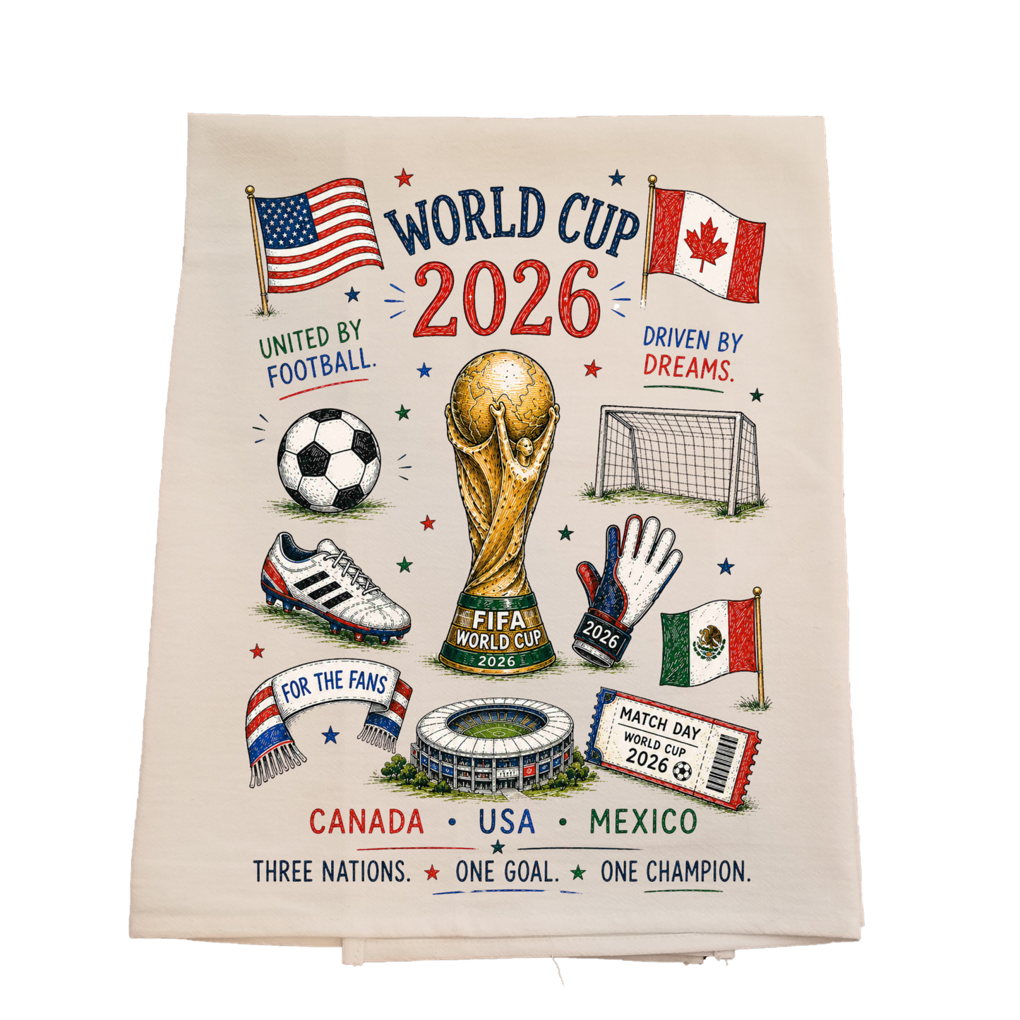 World Cup Tea Towel
