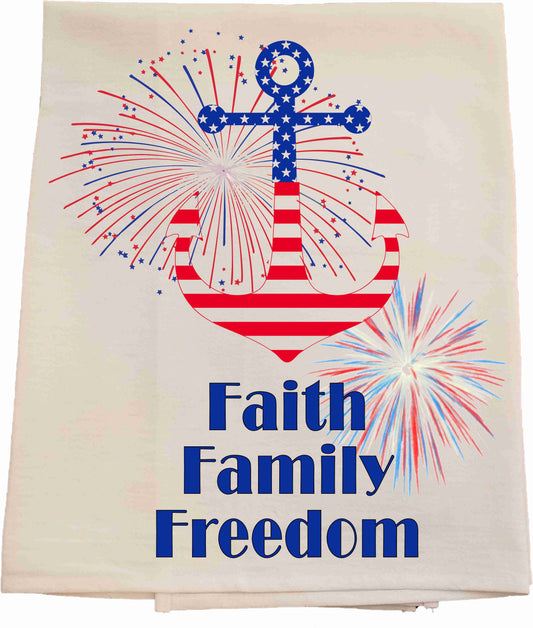 4th of July Tea Towel