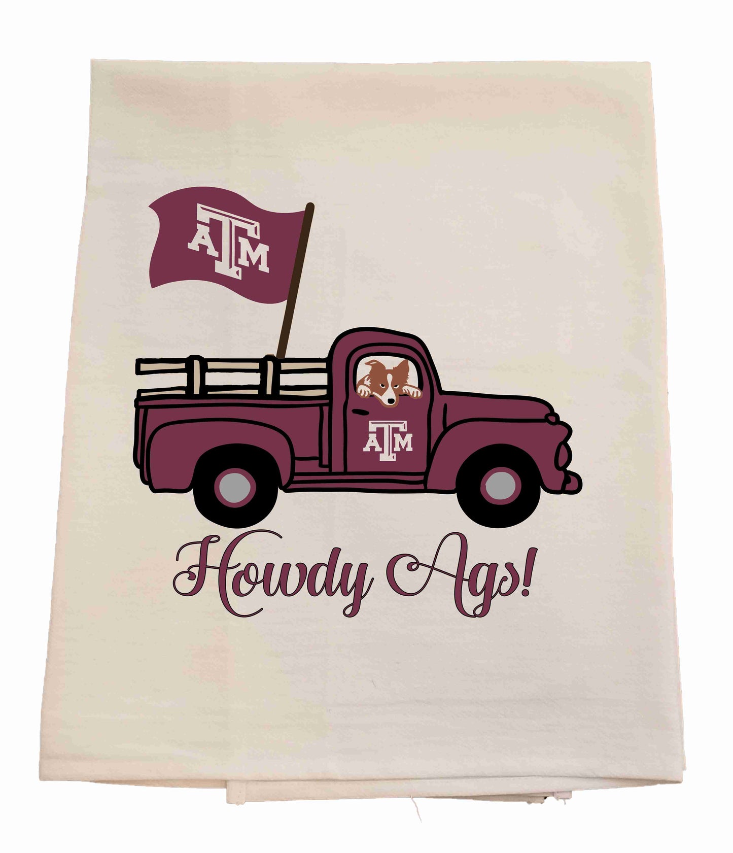 Texas A&M Flag Truck