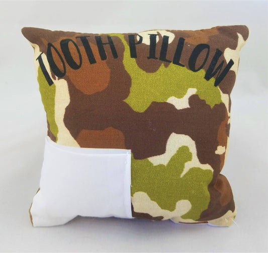 Camo Tooth Pillow