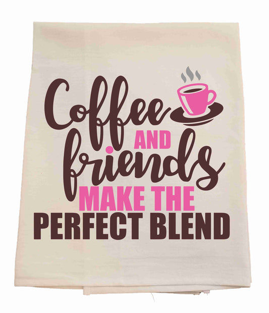 Coffee and Friends Tea Towel