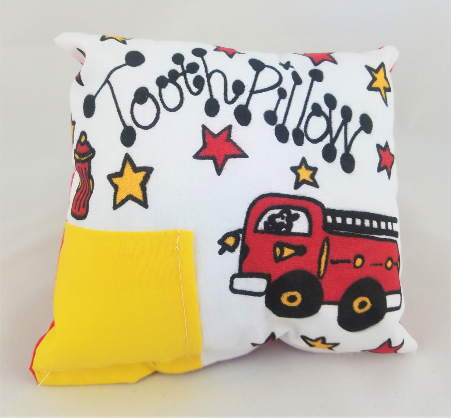 Fire Truck Tooth Pillow