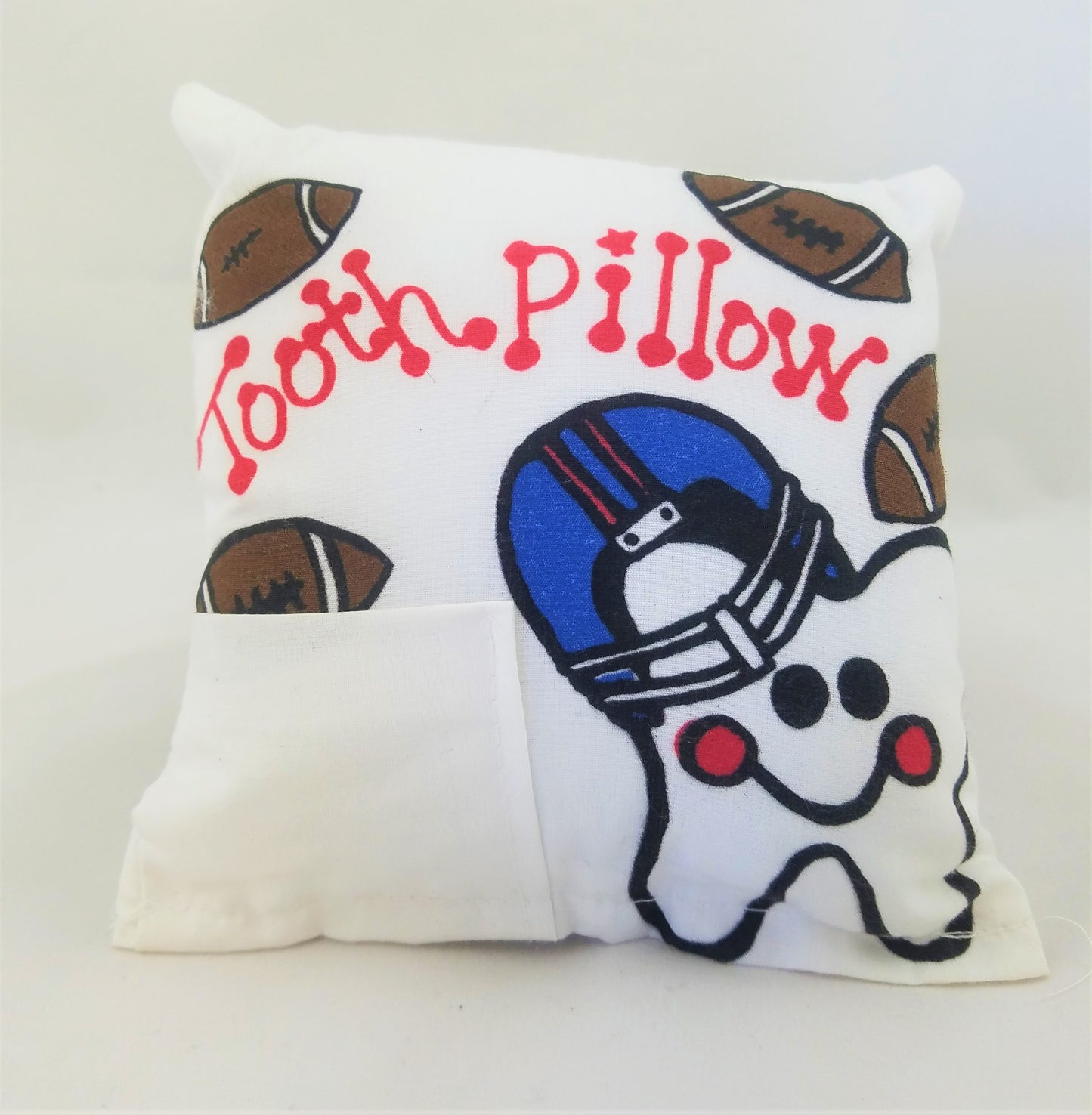 Football Tooth Pillow