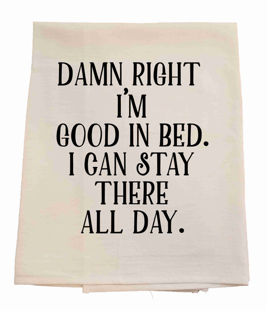 Good in Bed Tea Towel