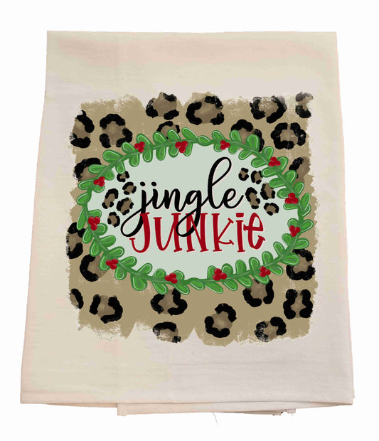 Jingle Junkie Tea Towel