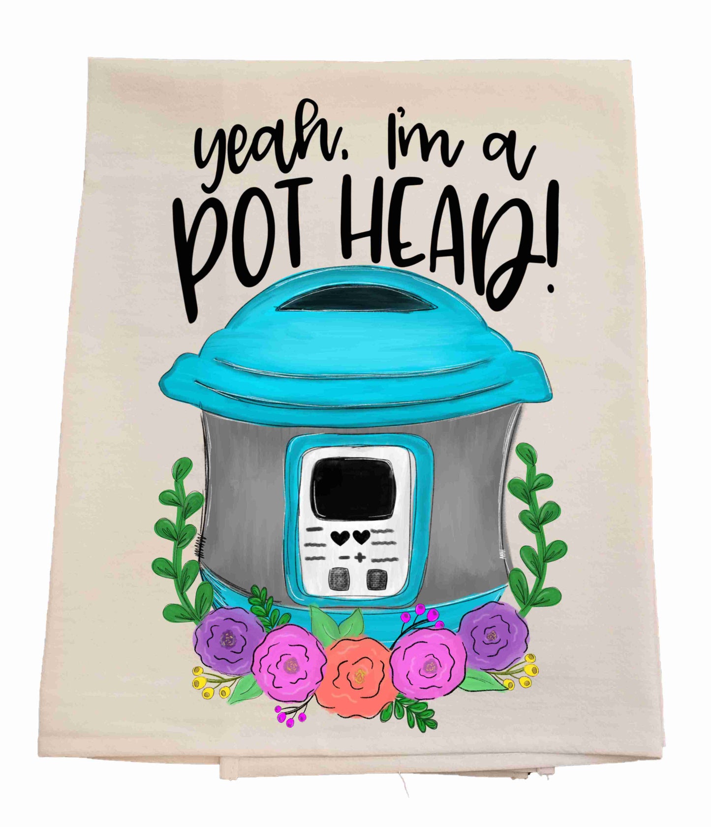 Pot Head Tea Towel